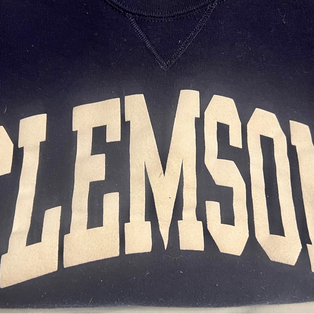 Russell Athletic Blue Crewneck Sweater- Clemson Collegiate Swatshirt